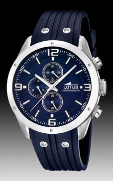 Bracelet de montre Lotus 15969-2 Caoutchouc Bleu 23mm